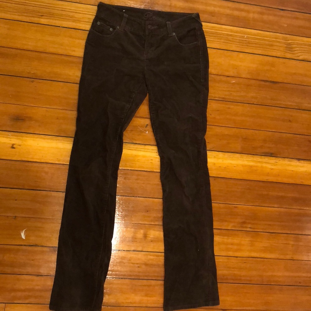 Brown corduroy pants